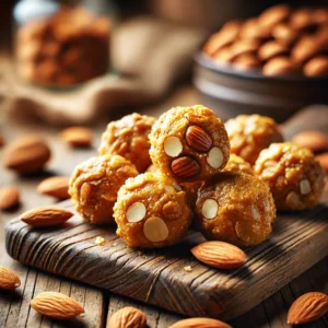 crunchy almond butter bites