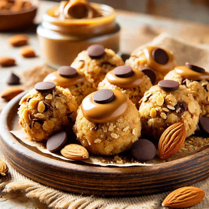 Crunchy almond butter bites