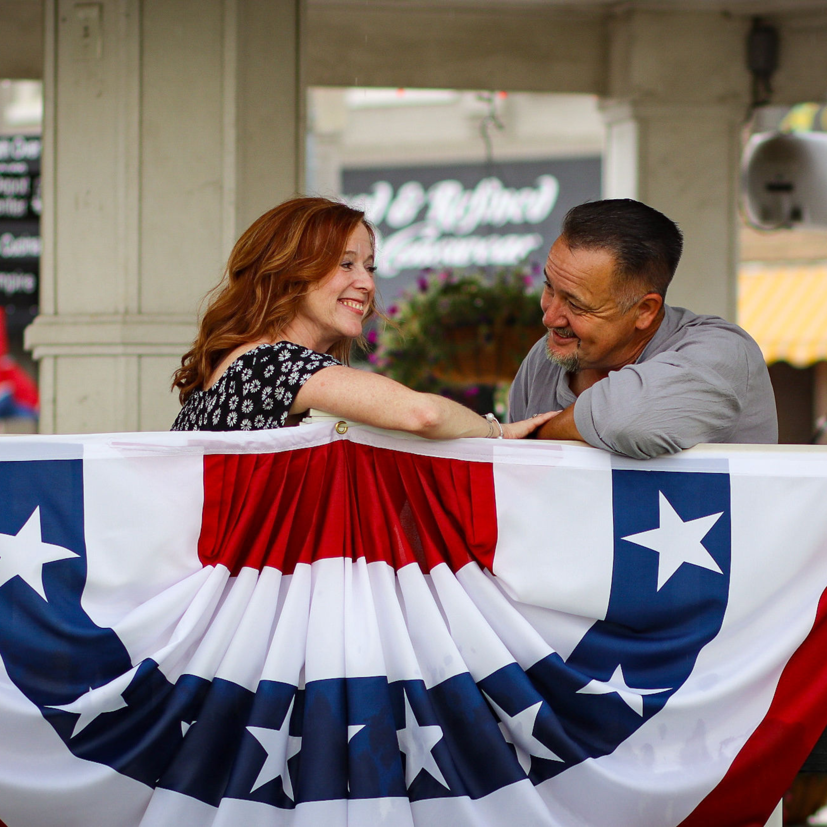 Tammy and Martin holding hands