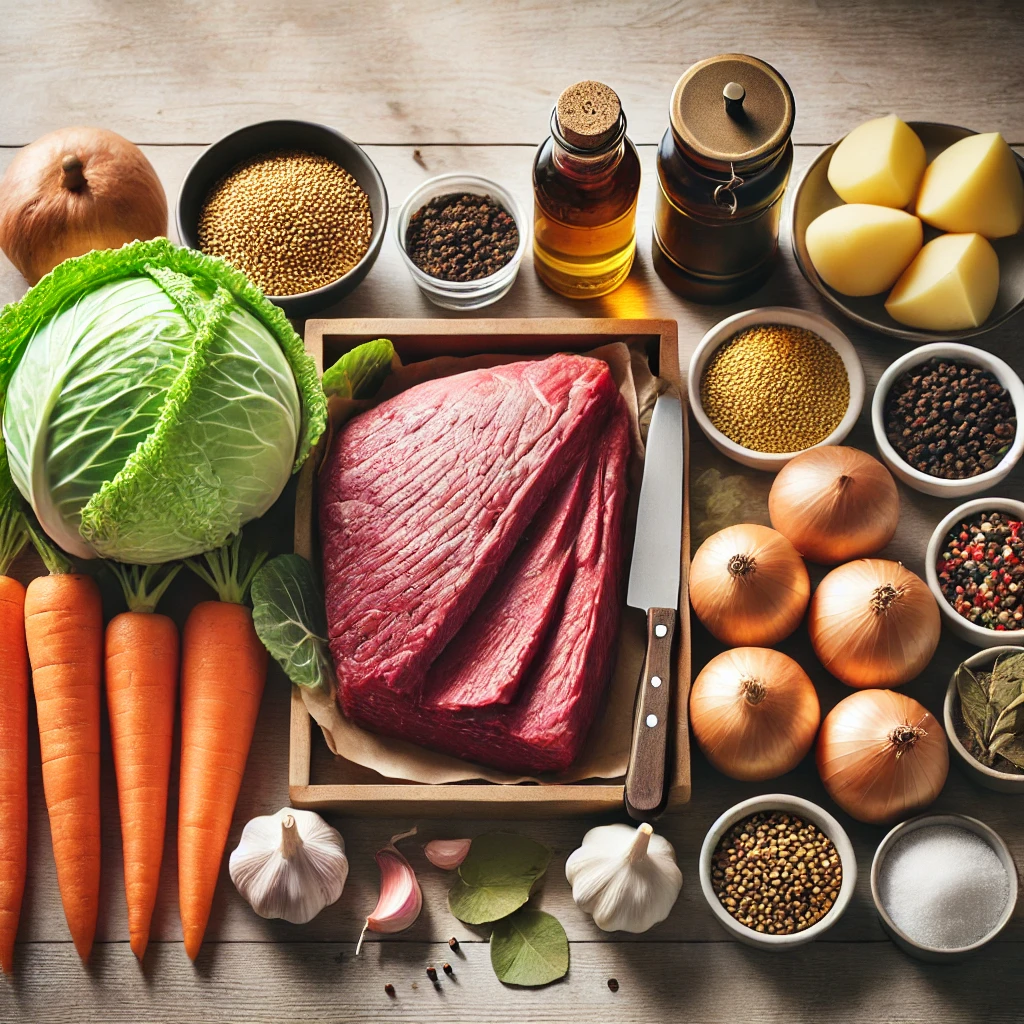 Corned beef ingredients