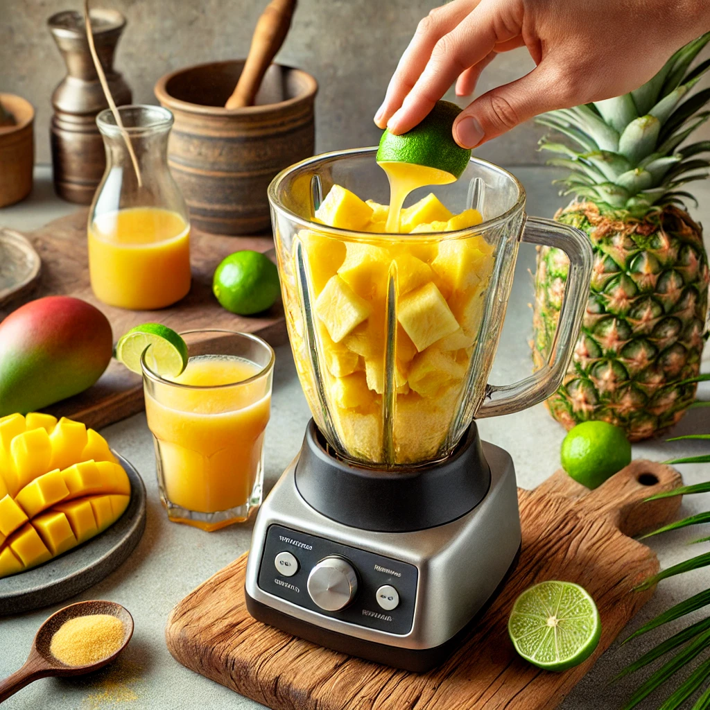 Ingredients for cocktail