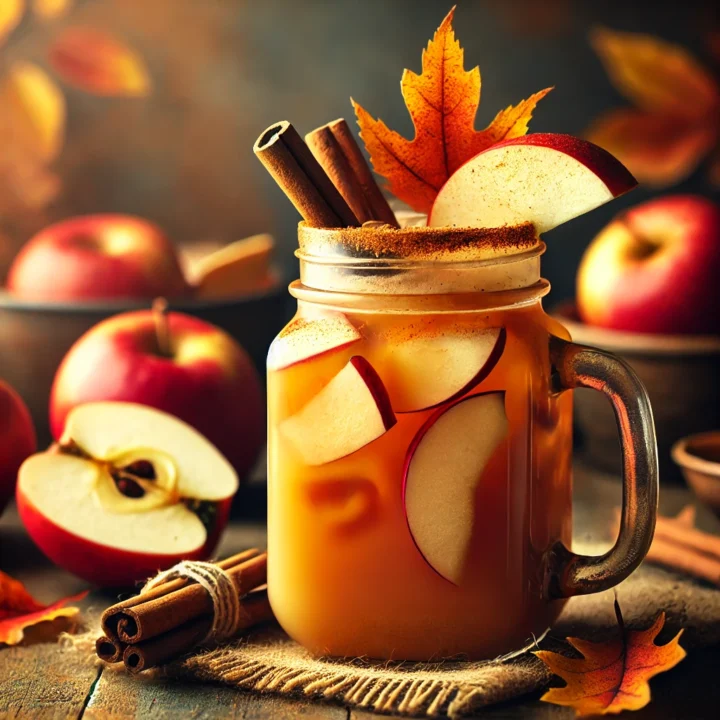 Spiced apple chair cooler drink