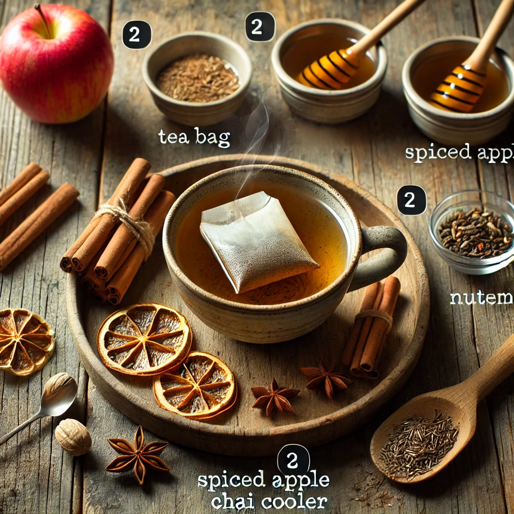 ingredients for chai cooler