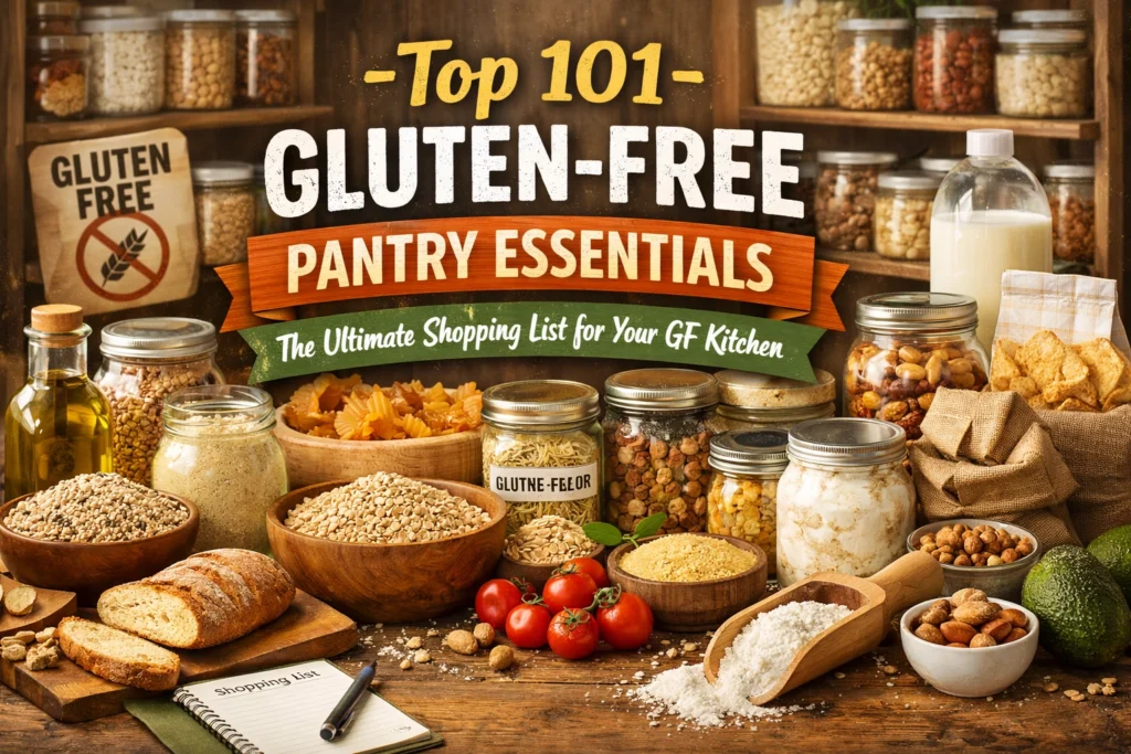 A table full of pantry essentials