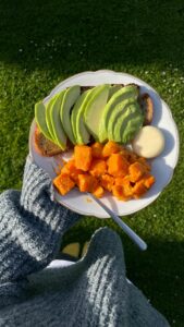 avocado and egg breakfast